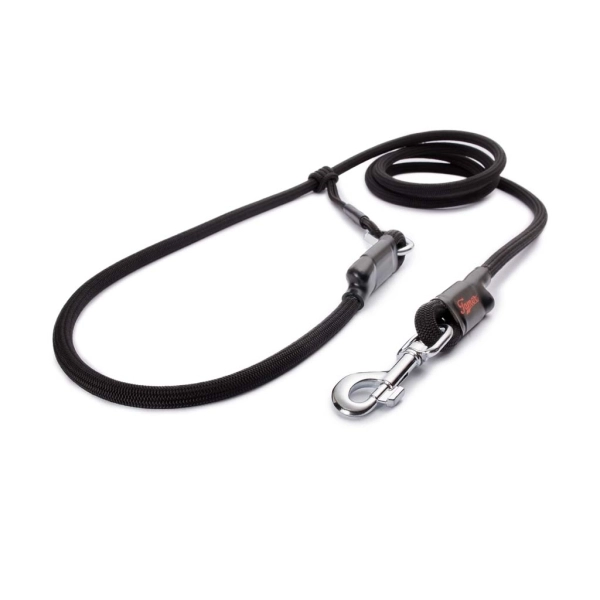 EASYLONG Hundeleine - L - 2m - schwarz